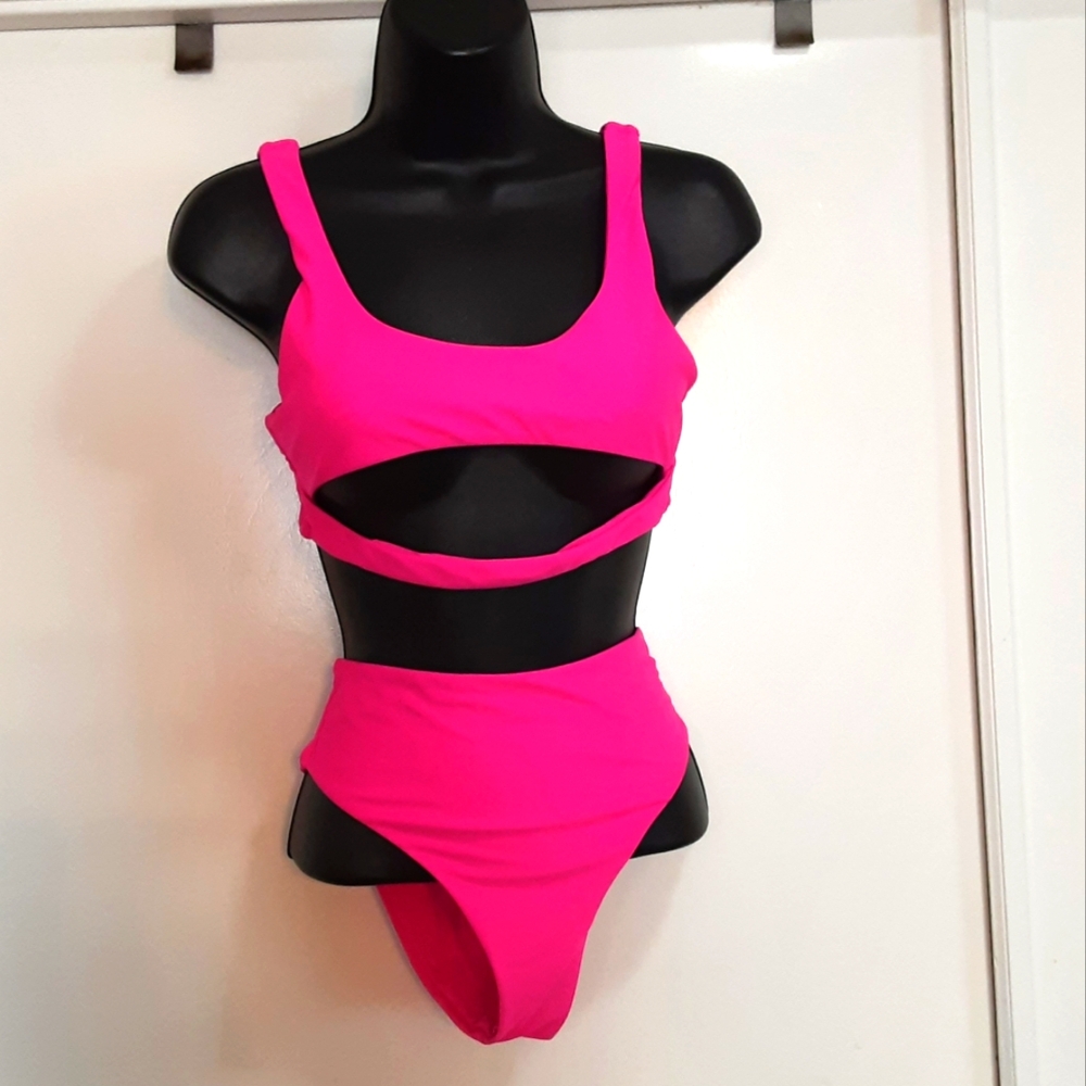 Shein Florescent 2-Piece Swim Suit